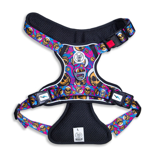 IronDog HappySkull Dog Harness